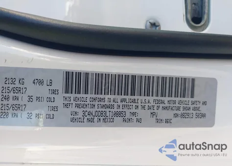 2020 Jeep Compass Trailhawk 4X4 from USA, damaged, VIN 3C4NJDDB3LT108853